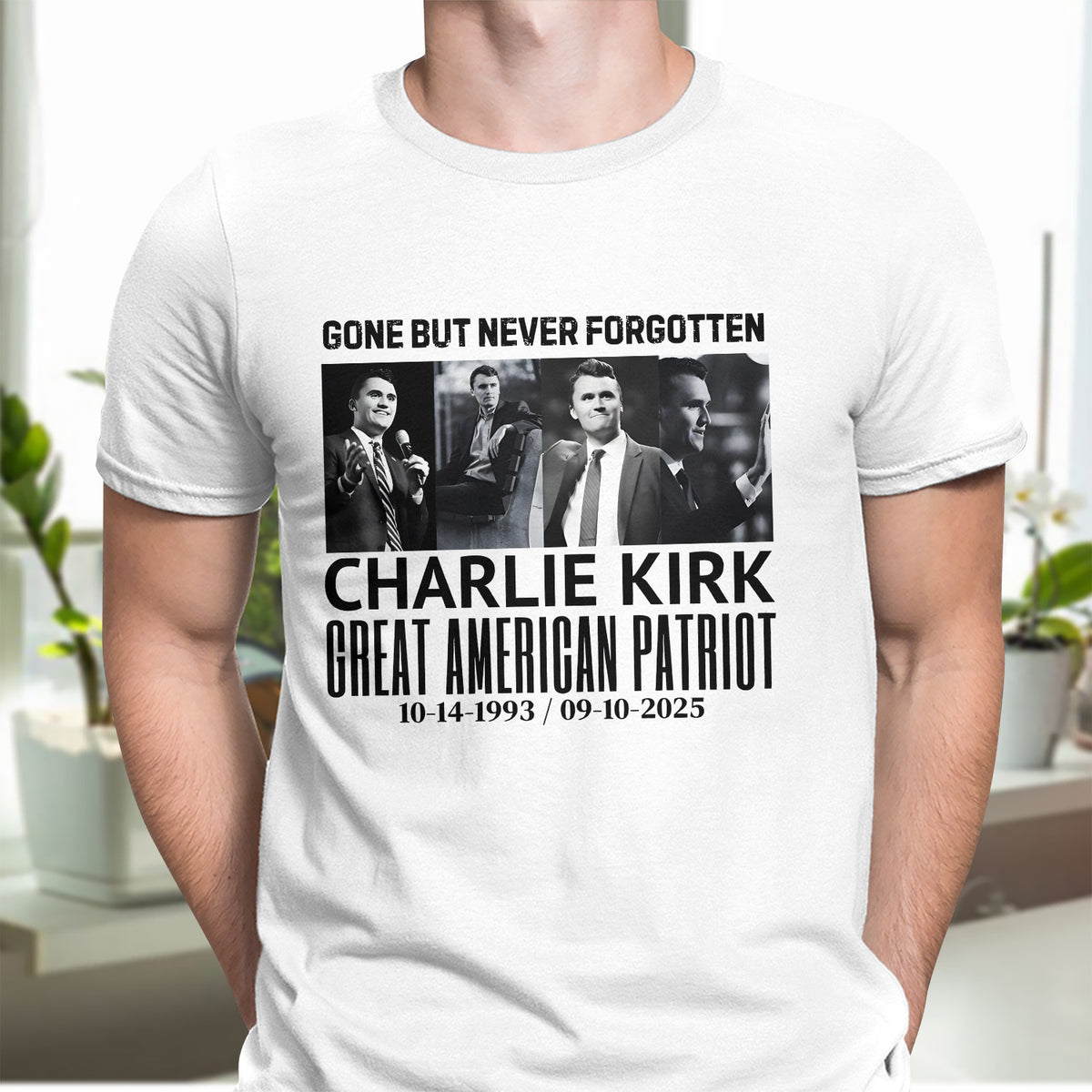 Justice For Charlie Kirk Gone But Never Forgotten Bright Shirt LM32 65425