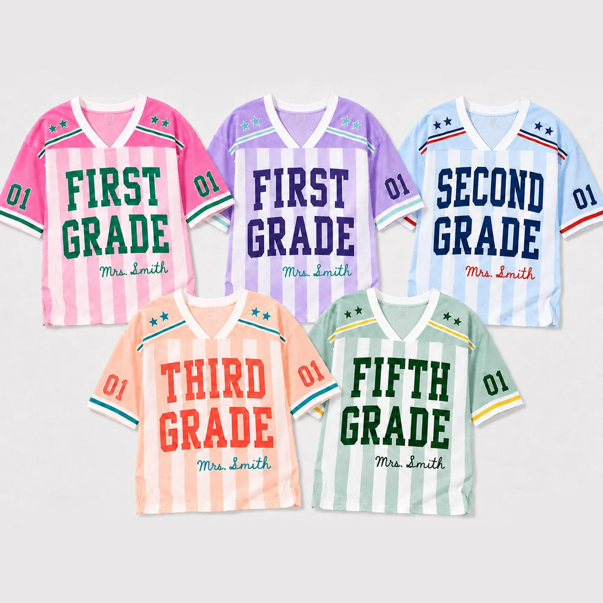 Personalized Teacher Jersey Shirt, Custom Name Number Football Jersey, Back To School Gift HA75 921872