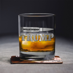 Trump's Bulletproof Victory – 2024 Commemorative Rock Glass LM32 63759