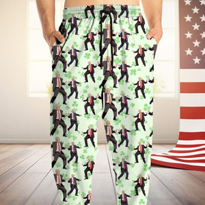 Trump Dancing Trump Irish St. Patrick's Day Sweatpants N304 HA75 67198