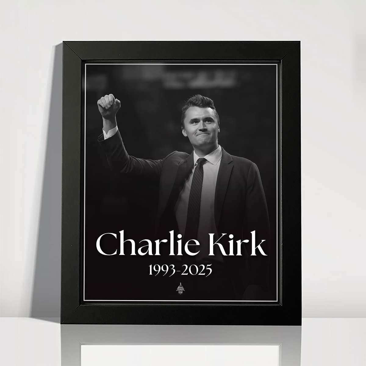 Pray For Charlie Kirk 1993 - 2025 Memorial Picture Frame TH10 64435