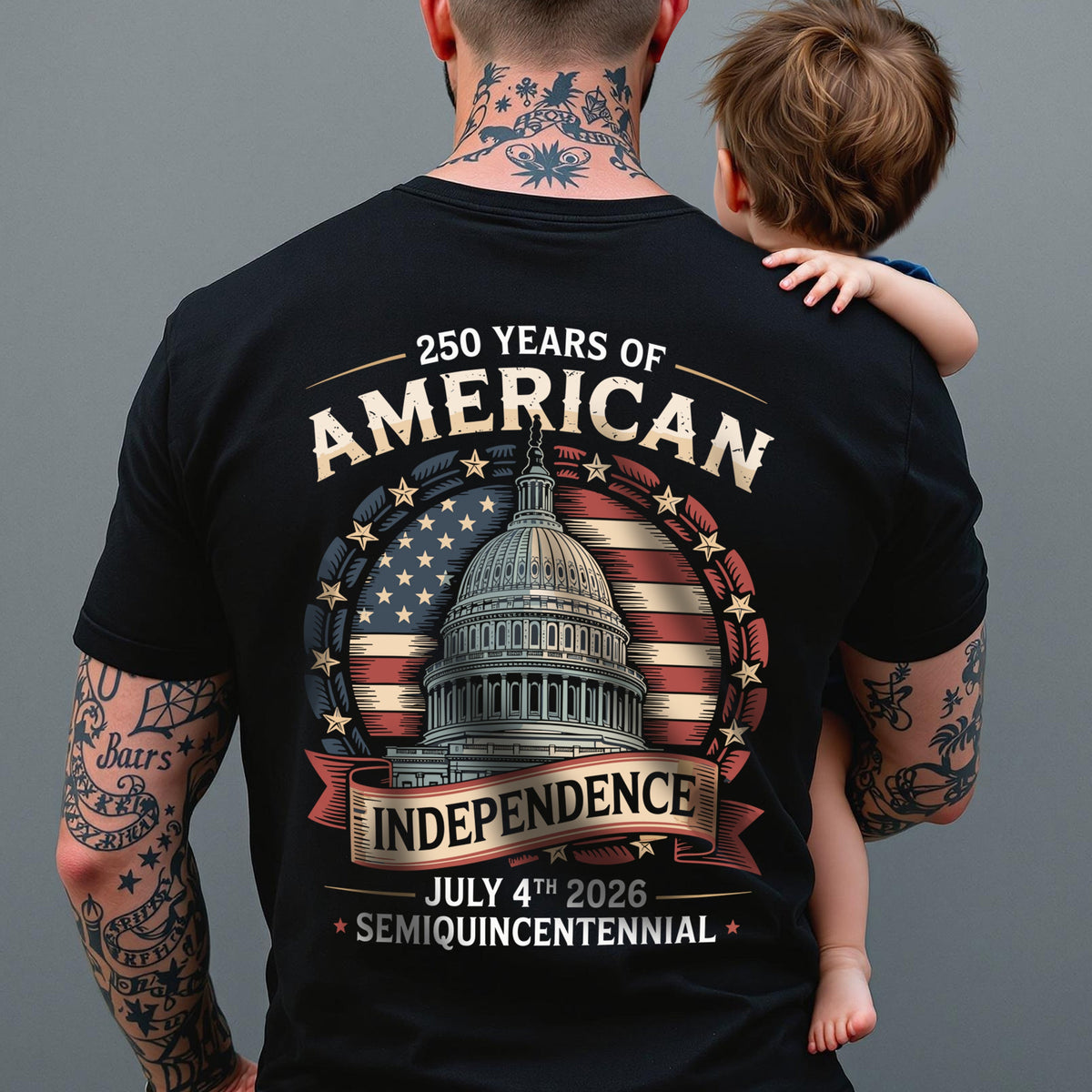 250 Years Of America Back Shirt TH10 894653