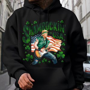 Shamrockin’ The Usa Trump ST. Patrick’s Day Dark Shirt CH07 67330