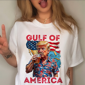 Trump Gulf of America, Gulf of Mexico to Gulf of America Bright Shirt HA75 64340