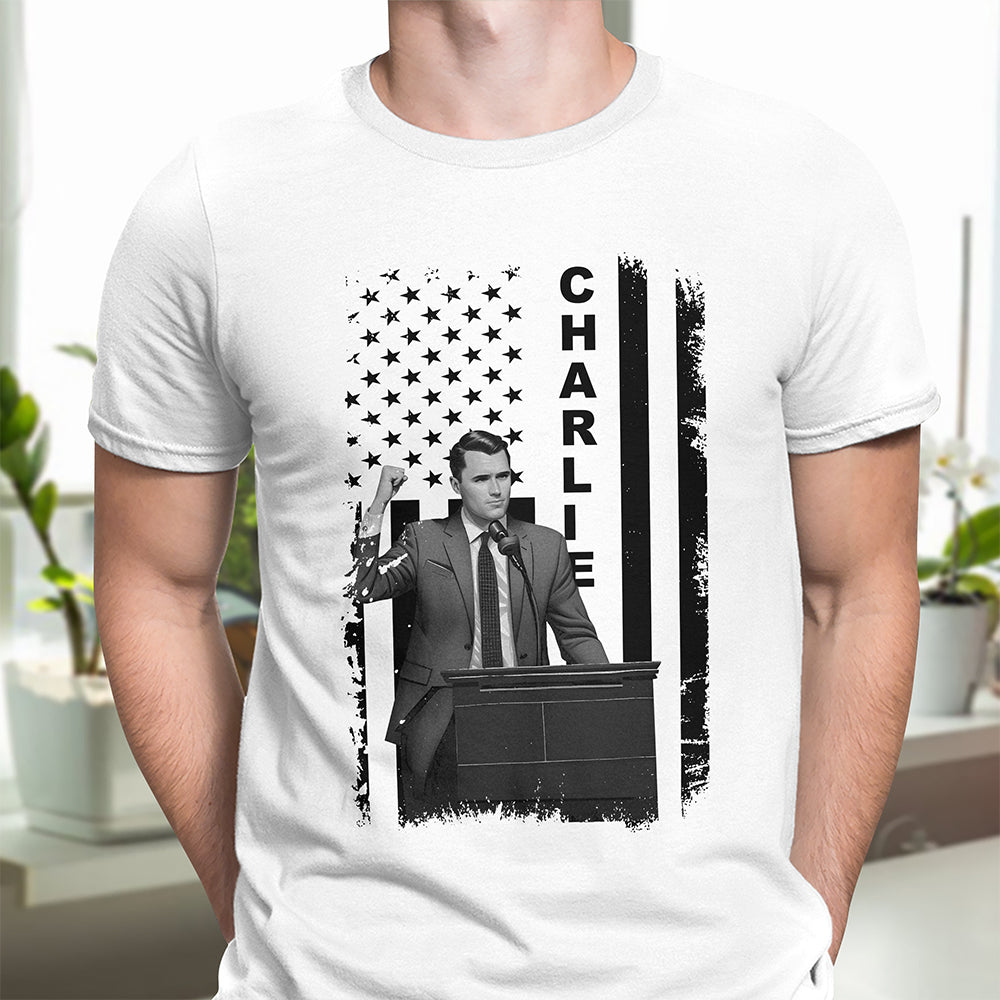 Pray for Charlie Kirk – Conservative Christian Political Bright Shirt TH10 64417