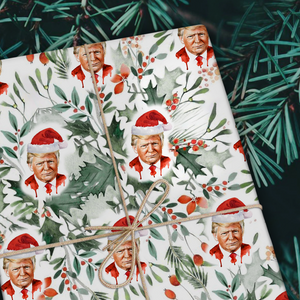 Trump Republican Funny Christmas Wrapping Paper LM32 63989