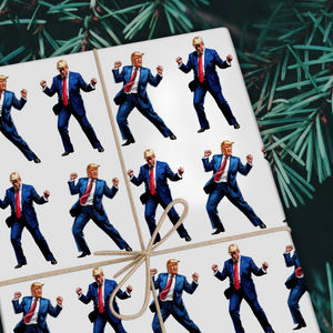 Custom Trump Dancing Style Make Christmas Great Again Wrapping Paper HO82 65454