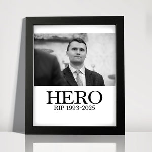 Hero Charlie Kirk American Hero Picture Frame HO82 65834