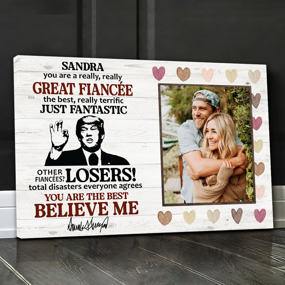 Custom Photo You're Really Great Canvas Wife Gifts For Mother's Day From Husband HA75 64386