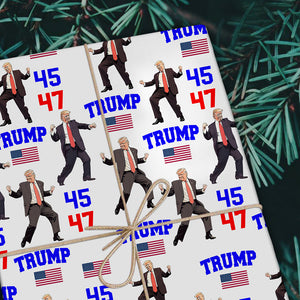 Trump - Embrace Success with a Little Bit of Crazy Wrapping Paper LM32 63969