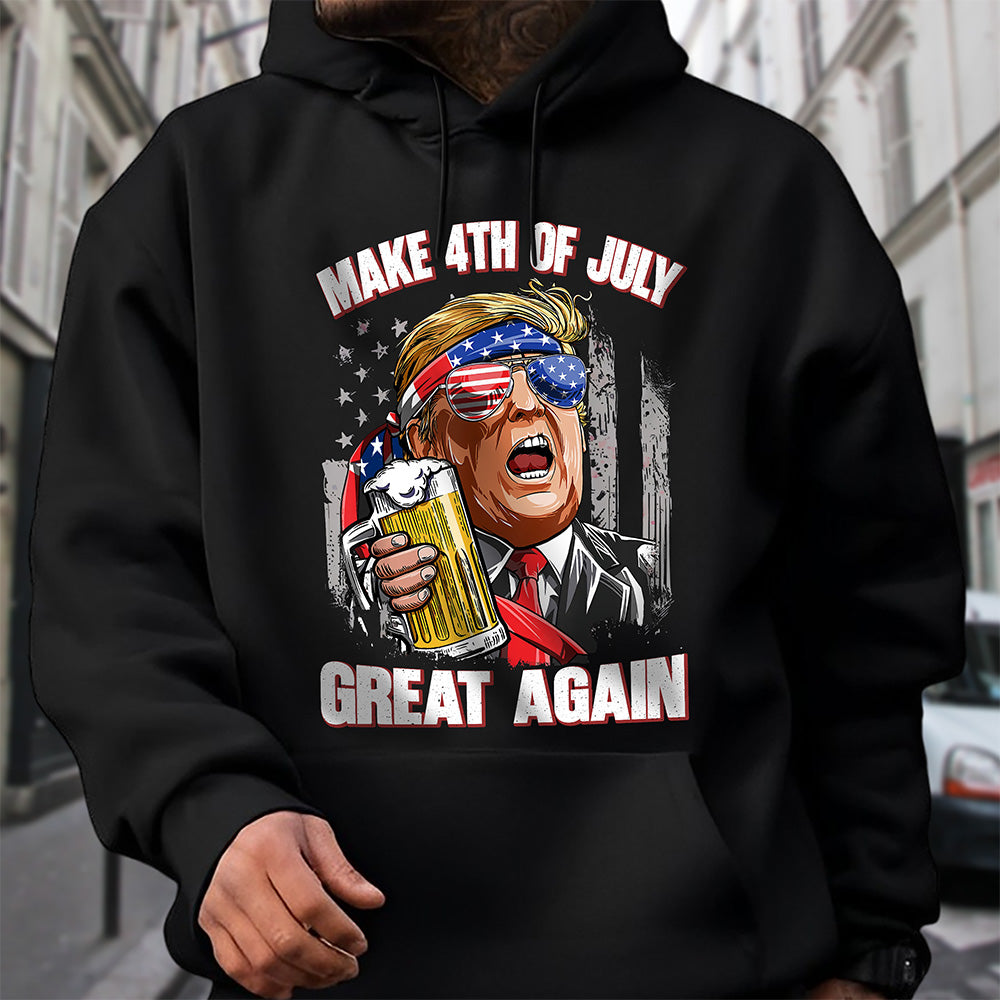 Trump Cheers Make 4th Of July Great Again Dark Shirt LM32 65371