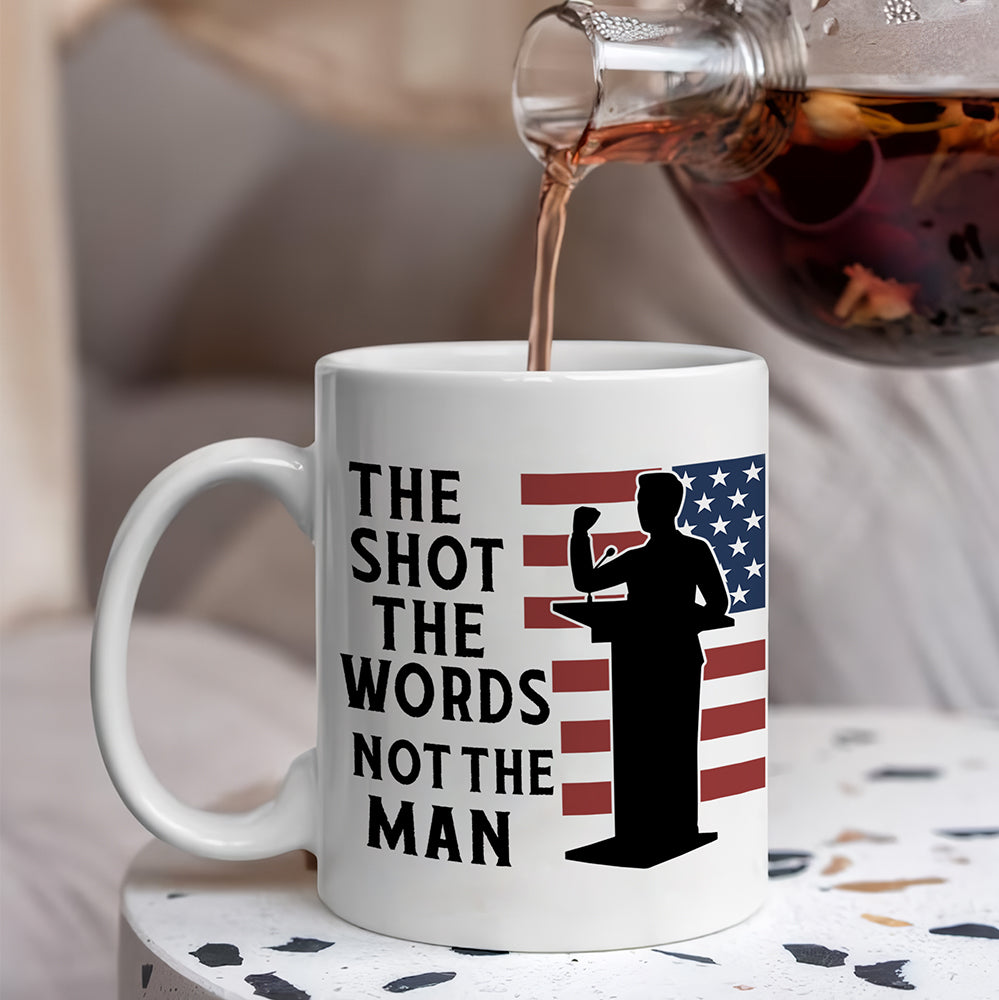Christian Faith Political, Support Liberty and Human Rights Charlie Kirk White Mug HO82 65886