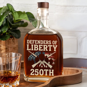 Defenders Of Liberty 250th Anniversary USA Whiskey Bottle HA75 897298