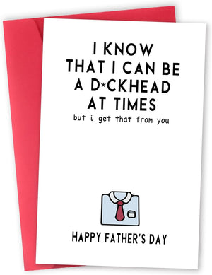 Funny Trump Fathers Day Card for Dad, Humor Trump Father'S Day Card Gift from Wife Son Daughter, Trump Birthday Greeting Card for Dad, Unique Dad Card