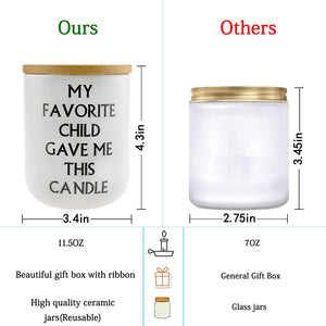 Mothers Day Gifts for Mom from Daughter Son- Best Mom & Dad Gifts Ideas, Funny Mother'S Day, Fathers Day, Birthday, Thanksgiving, Christmas Gifts, Vanilla Coconut Candles(11.5Oz)