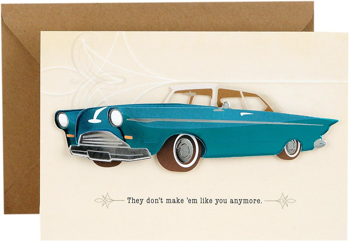 Signature Father'S Day Card (Vintage Classic Car, Don'T Make 'Em like You Anymore), (599FFW9632)