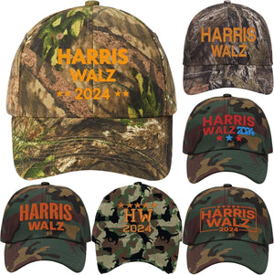 Harris Waltz Hat Harris Waltz 2024 Camouflage Cat Hat Harris Walz Hat Kamala Harris Hat Vote Blue Hats