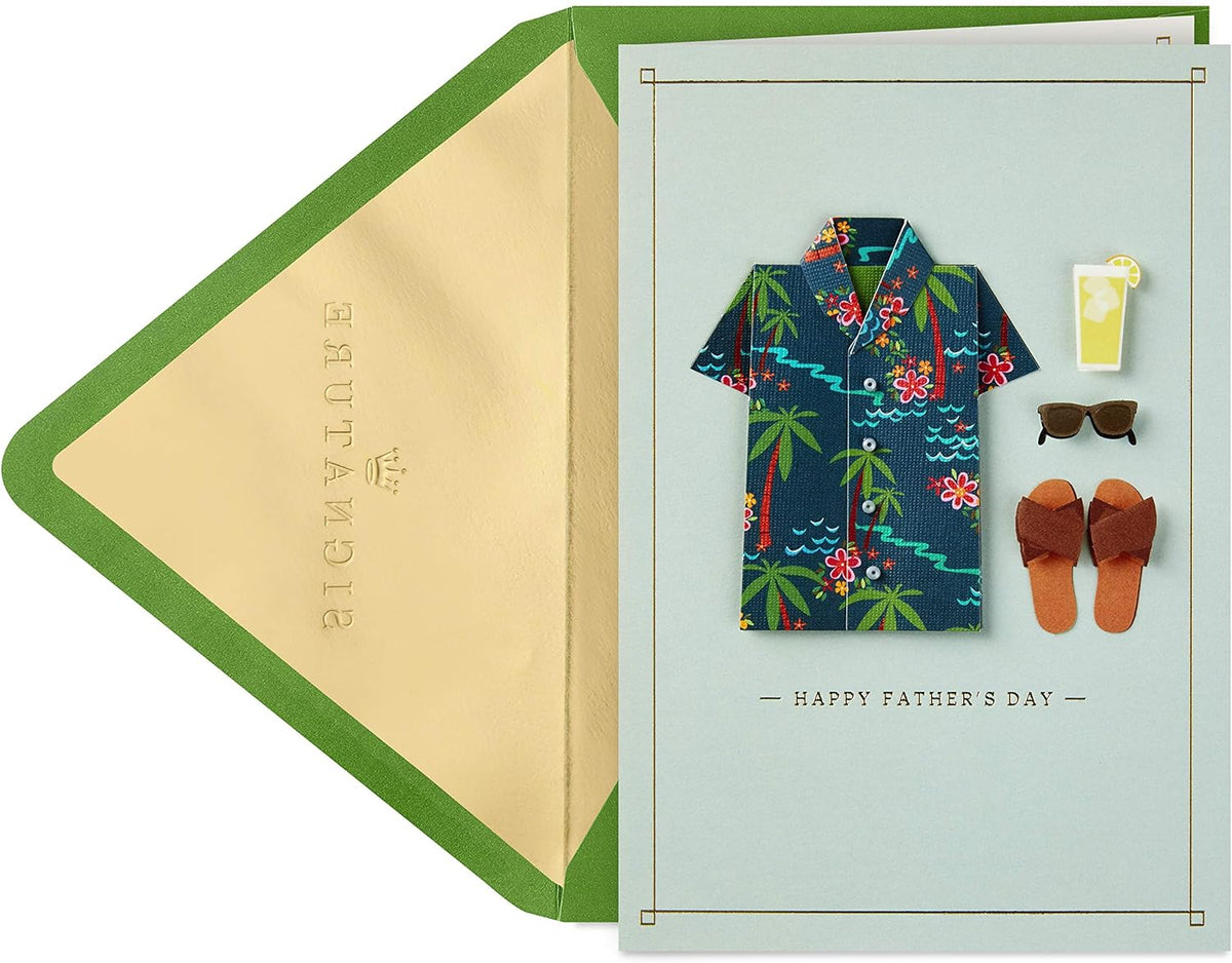 Signature Fathers Day Card (Hawaiian Shirt) (799FFW2009)