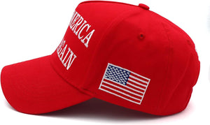 Trump 2024 45-47 MAGA Hat Make America Great Again Donald Trump Slogan with USA Flag Baseball Cap