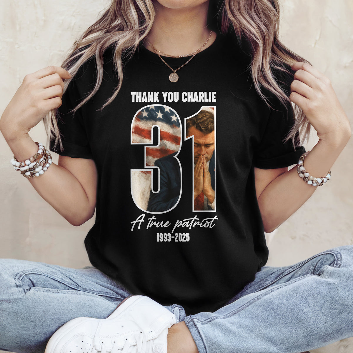 Thank You Charlie Kirk A True Patriot Dark Shirt HO82 65984