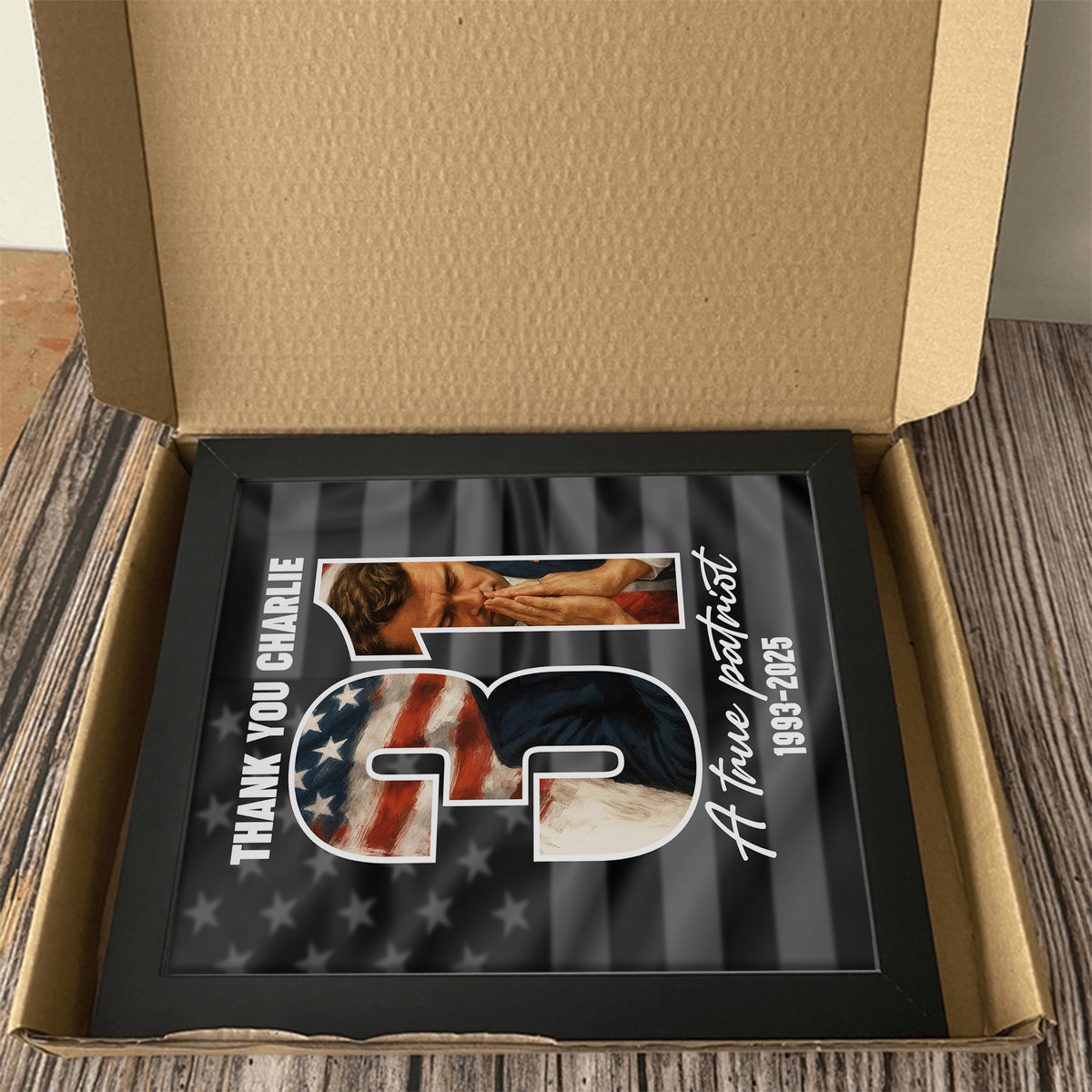 Thank You Charlie Kirk A True Patriot Picture Frame HO82 65988