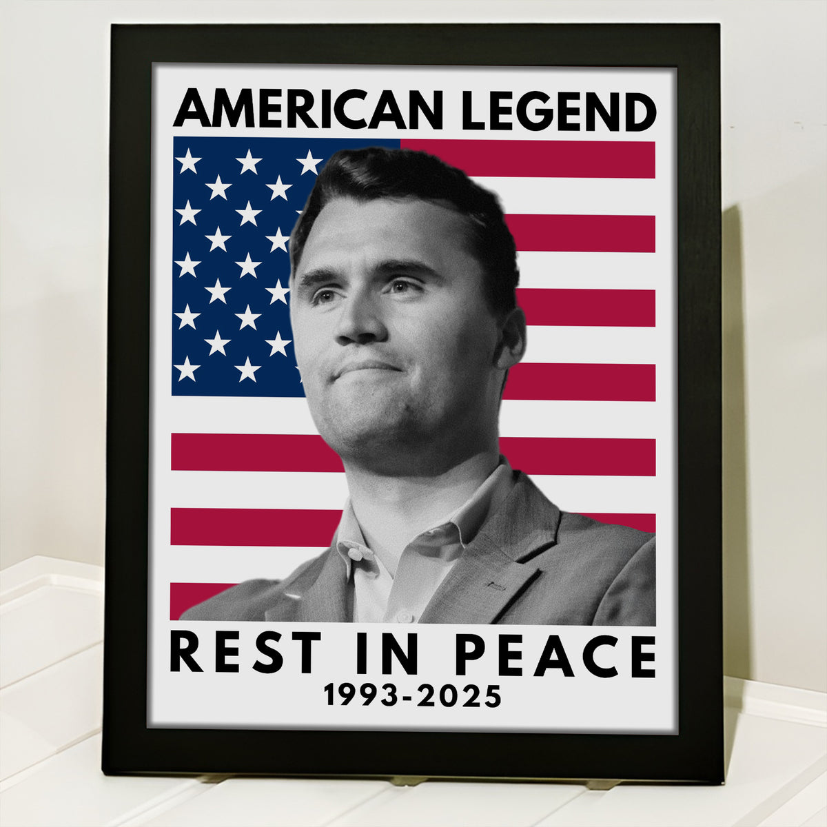 Charlie Kirk - America Legend Rest In Peace Picture Frame HO82 65802