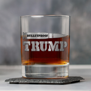 Trump's Bulletproof Victory – 2024 Commemorative Rock Glass LM32 63759