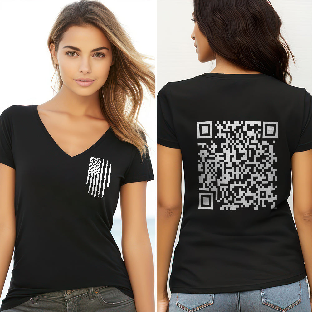 Funny QR President Trump 45 47 Dancing Back And Front Dark Shirt HA75 64166