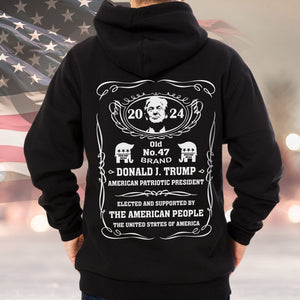 Donald J. Trump American Patriotic President Back Shirt HA75 64074