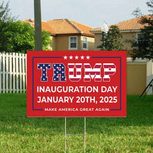 Trump Make America Great Again Inauguration Day Yard Sign HA75 64264