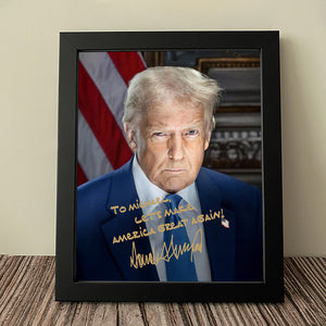 47th US President Donald Trump Photo Picture Frame HA75 67292