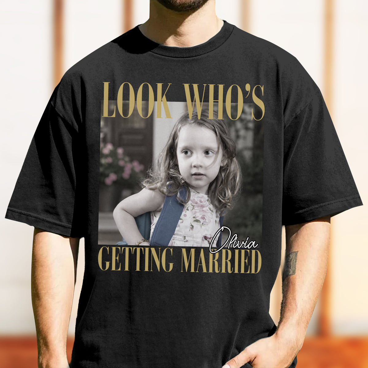 Custom Photo Look Who's Getting Married Comfort Shirt - Personalized Bachelorette Gift CH07 911918