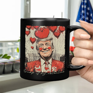 Trump Is My Valentine Black Mug TH10 64261