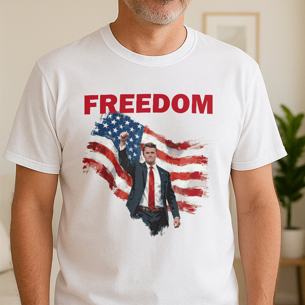 Freedom Stand With Charlie Kirk Bright Shirt HA75 64570