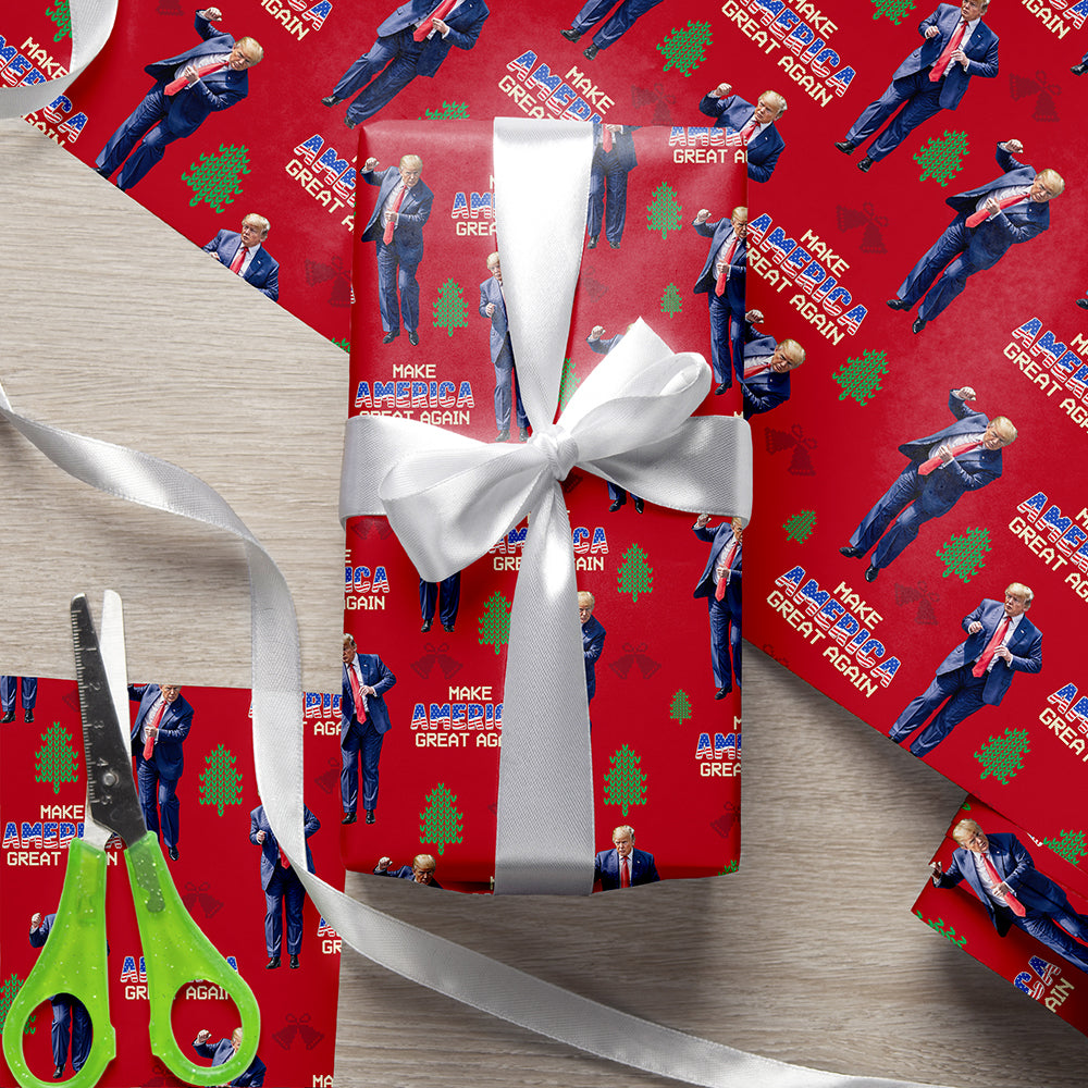 Make America Great Again With Donald Trump Wrapping Paper TH10 64217