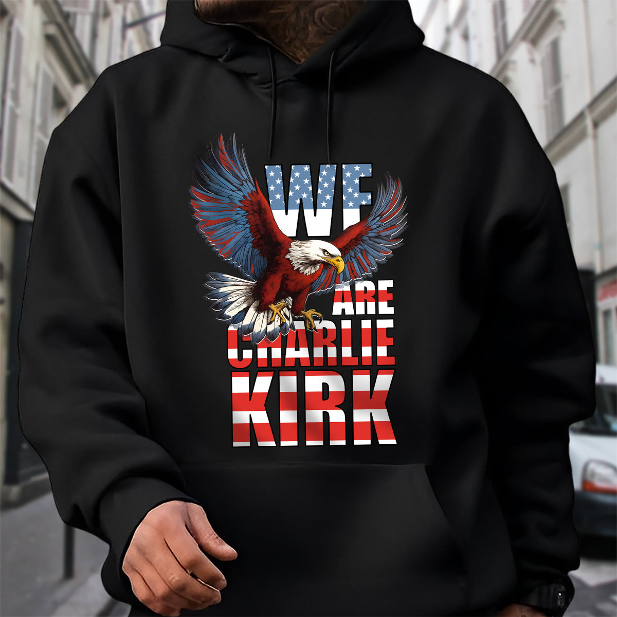 We Are Charlie Kirk America Eagle Patriot Memorial Dark Shirt LM32 65489