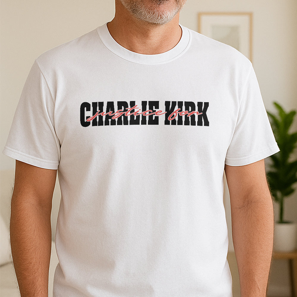 Justice for Charlie Kirk Bright Shirt HA75 64598