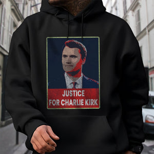 Justice For Charlie Kirk Dark Shirt HO82 66000