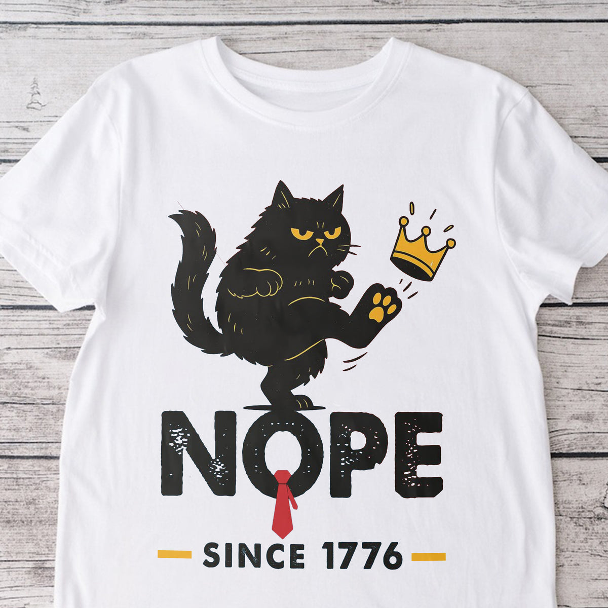 Nope King Since 1776 Bright Shirt