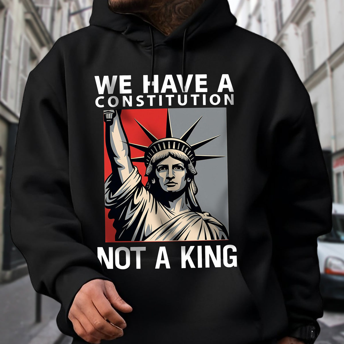 We Have A Constitution Not A King Dark Shirt