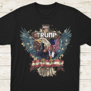 Trump President 2024 Fight Dark Shirt For Trump Lovers HO82 65392