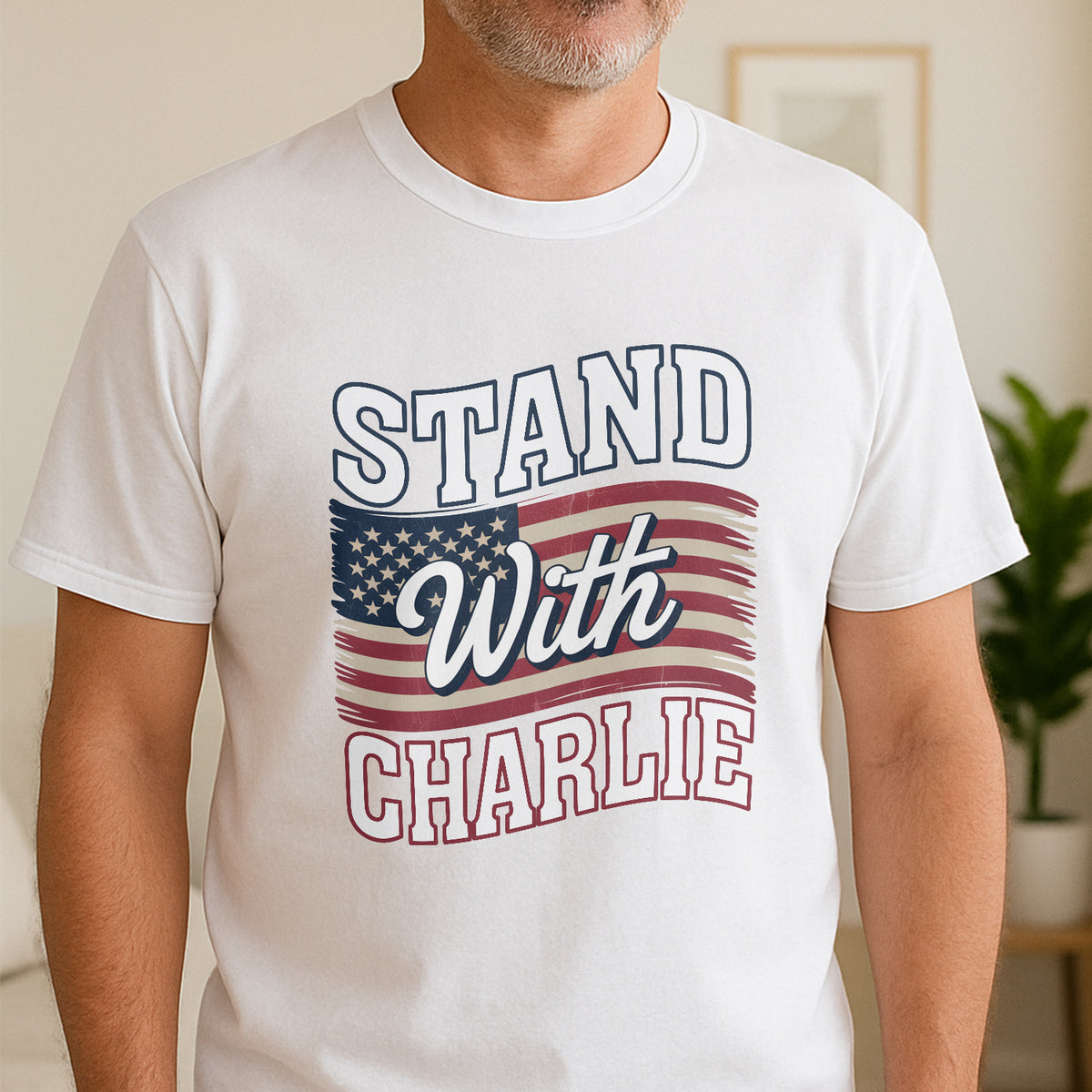 Stand With Charlie Kirk - Great American Patriot Bright Shirt LM32 65511