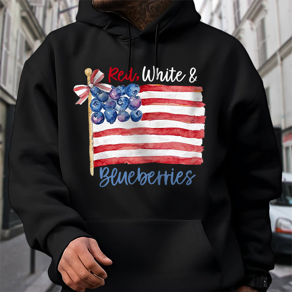 Red White & Blueberries Charlie Kirk Dark Shirt HA75 64612