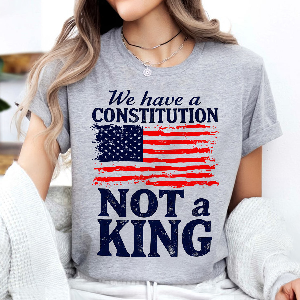 We Have A Constitution Not A King Bright Shirt