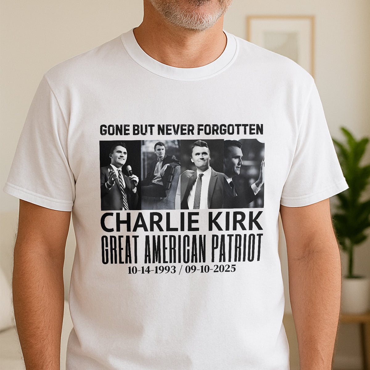 Justice For Charlie Kirk Gone But Never Forgotten Bright Shirt LM32 65425
