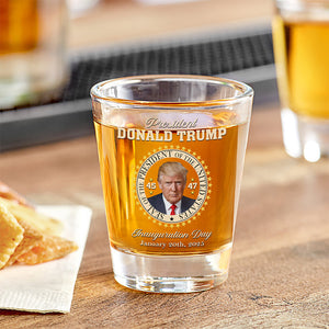 President Donald Trump Inauguration Day Shot Glass HA75 63960