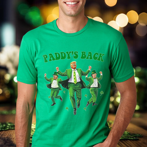 Trump Paddy's Back 2025 St. Patrick's Day Shirt LM32 65285