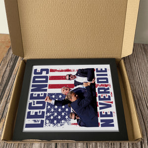 Legends Never D** Donald Trump Picture Frame TH10 63453