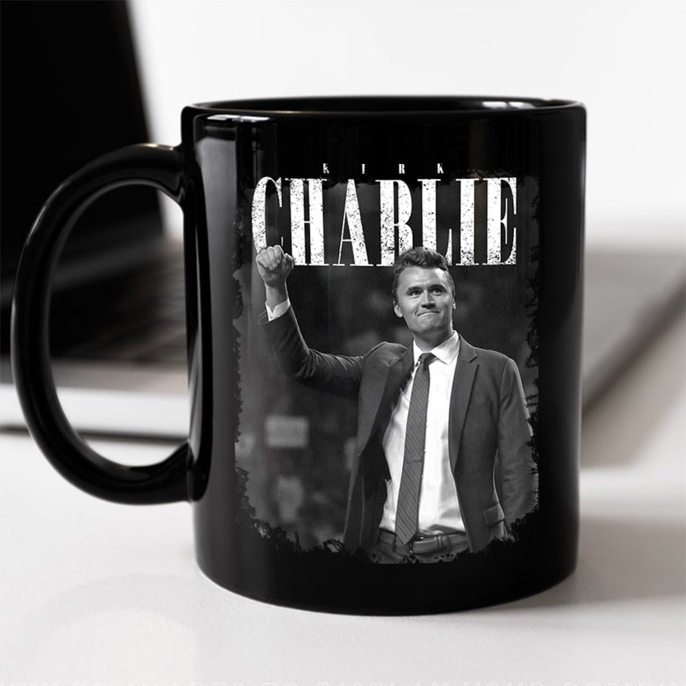 Charlie Kirk, Great American Patriot 1993 - 2025 Black Mug LM32 65581