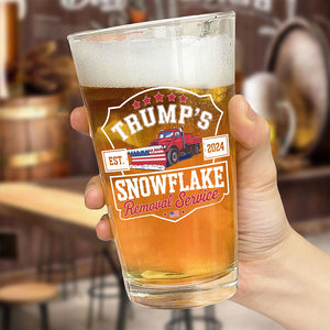 Trumps Snowflake 2024, Snowflake Removal Trump Beer Glass HA75 67170